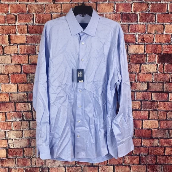 david donahue regular fit dress shirt David Donahue Horizontal Rib French Cuff Formal Shirt main image 1